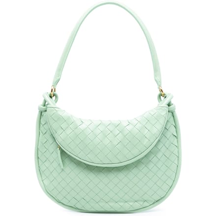 Tweed Hands Medium Nappa Intrecciato Gemelli Hobo