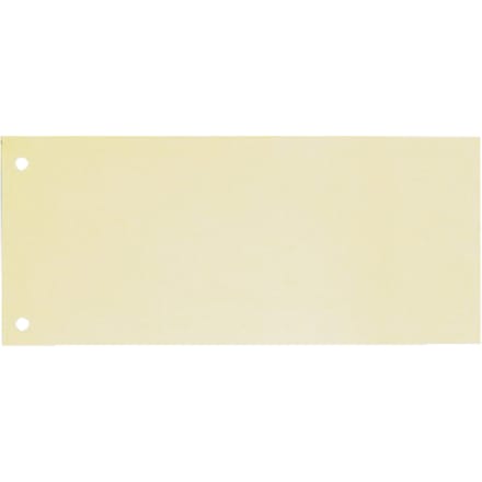 Scheidingsstrook Oxford smal 240x105mm 190gr geel 100 stuks