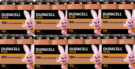 Duracell Plus 9V - alkaline batterijen - 6LR61 - 32 stuks