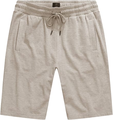 JP 1880 - Heren - Bermuda basic korte joggingbroek - Natuur melange - Maat 7XL