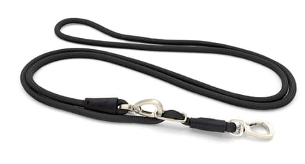 Morso Hondenriem Hands Free Soft Rope Gerecycled Zwart