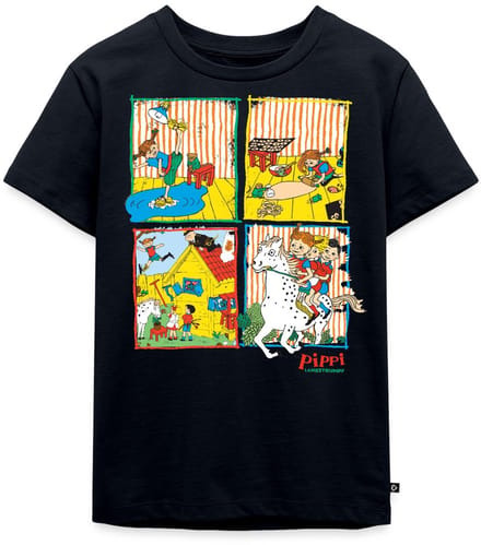 Pippi Langkous En Je Vrienden Tegels Premium T Shirt Kinderen