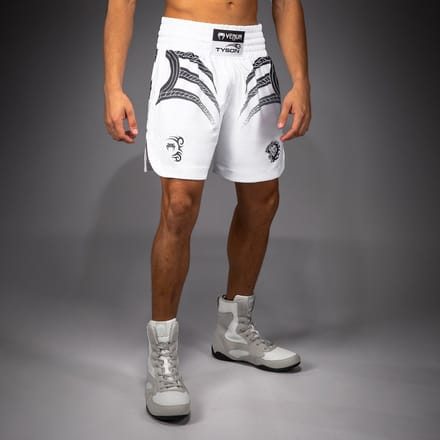 Venum x Mike Tyson Tiger Boks Broek Optisch Wit Diep Zwart - S