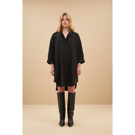 By-Bar Lea Dress Black Größe: S | Midikleider Outlet | Damen | Schwarz
