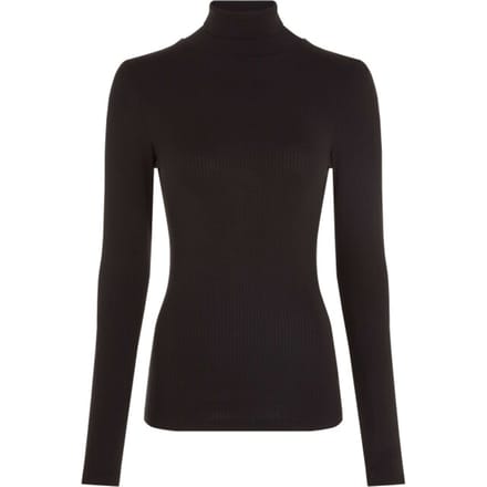 King Louie Rollneck top uni rib