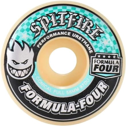 Skateboard Wielen - Onderdelen Set - Soepele Rit - Conische Snit - 56mm - Naturel
