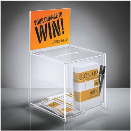 Sigel Actiebox met gleuf en extra vak VA152 Transparant (b x h x d) 21 x 36.8 x 21 cm 1 stuk(s)