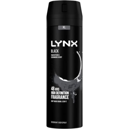 Lynx Black Lichaamsspray - 200ml