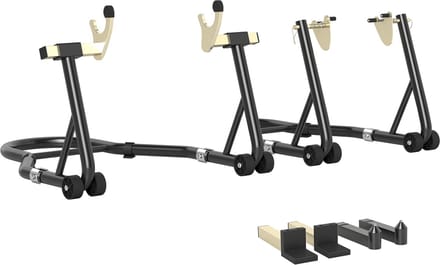 HOMCOM-Motorfietsstandaard-59,5x37x73cm-Staal-Zwart