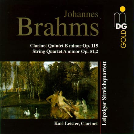 Leipziger Streichquartett - Brahms: Clarinet Quintet B Minor Op. 115 | String Quartet A Minor Op. 51,2 (CD)