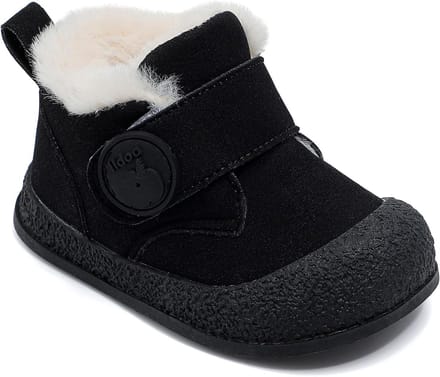 Babyschoenen - Warme booties - Eerste stapjes - Antislip zool - Fleece gevoerd - Unisex