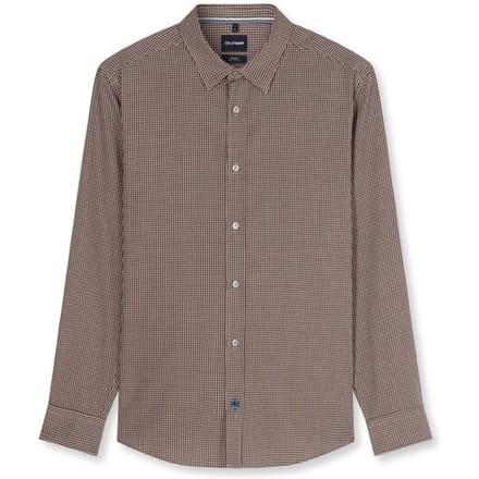 OLYMP Casual Overhemd, Regular Fit, Kent, Caramel