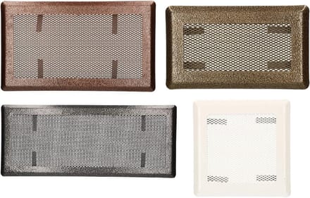 Luchtrooster 16 x 16 cm - Ventilatierooster voor Open Haard en Kachel