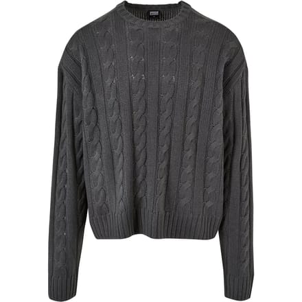 Urban Classics - Boxy Sweater/trui - 3XL - Grijs