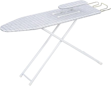 Strijkplank - Strijktafel - Kleding Strijken - In hoogte verstelbaar - 107 cm - Wit