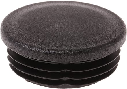 rond insteekdop - 30mm - 20 stuks - lichtgewicht geribbelde eindkap - inslagdop - kunststofdop