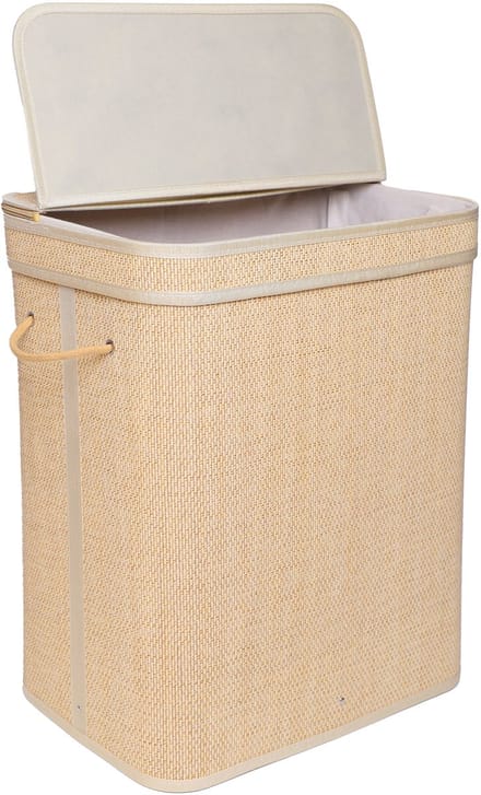 Wasmand - 90 liter - opvouwbaar - bamboe