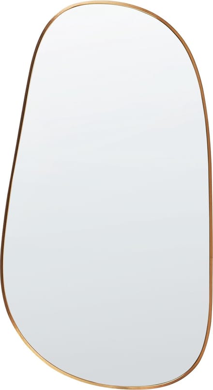 VERNAIS - Wandspiegel - Goud - 57 x 110 cm - Metaal