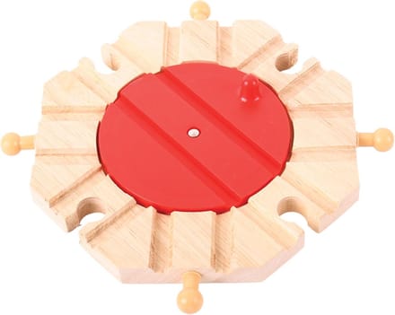 Bigjigs Wooden Rails - 8 Direction Turntable