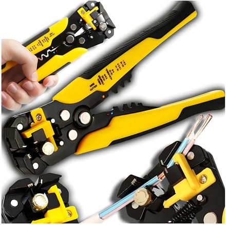 Merkloos - Kabelstripper en Krimper - Automatisch - Staal - Ergonomische Handgreep