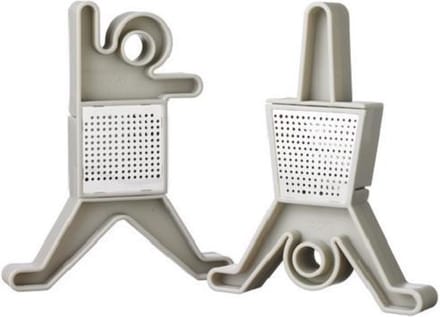 Q-Do Thee ei Breakdancer - Grijs - Set van 2 stuks