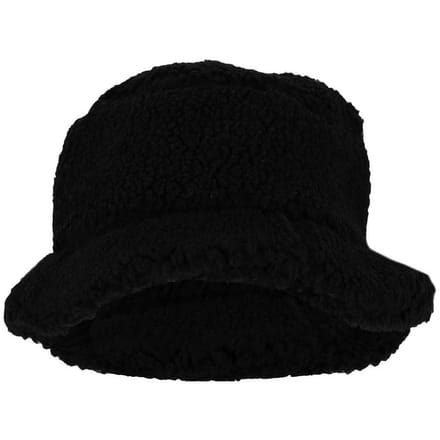 Sarlini - Hoed dames - Teddy Wol - Zwart - One Size
