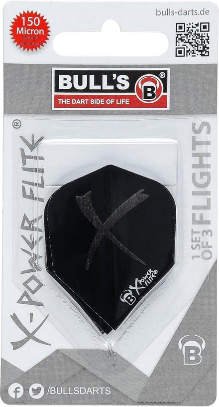 Dart Flights Standaard X-Powerflite 150 Micron Extra Sterk
