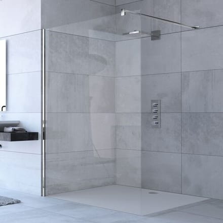 HÜPPE Design pure 4-corner Walk-In side panel fixed 80 cm 8P1125092321