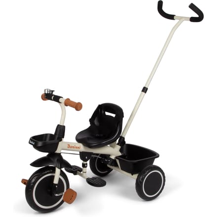 Baninni Driewieler met Duwstang Cara Beige