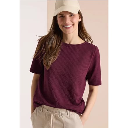 Shirt in seersucker stof