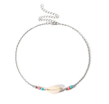 Jomide Choker Boho Summer - Schelp - Zilverkleurig