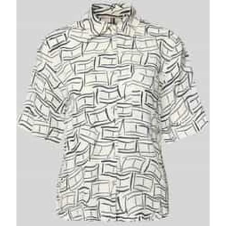 loose fit linnen blouse met borstzak