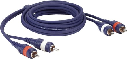 Dap Audio RCA Kabel 6m - 2x RCA Male naar 2x RCA Male - Tulp kabel 6m