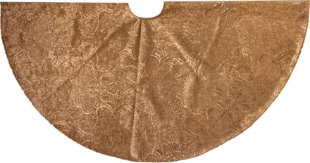 Anna's Collection Kerstboomrok barok - goud - fluweel - 120 cm - kerstversiering - kerstboom kleed