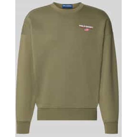 relaxed fit sweatshirt van katoenmix
