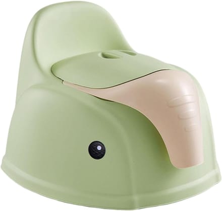 Potje voor peuters - Toiletbril training - Zindelijkheidstraining - Spatwaterdicht ontwerp - 34 x 31 cm - Groen