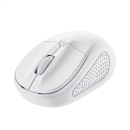 Trust Primo - Draadloze Muis - Compact - Links- en Rechtshandig - 1600 DPI - Wit