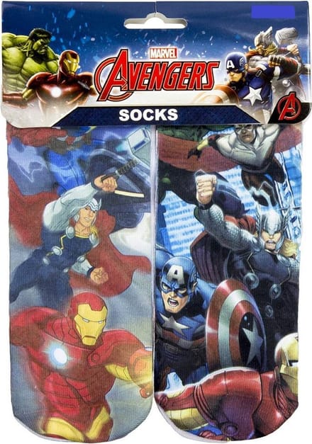 Marvel - Avengers sokken - Full print - Duopack - maat 23-26