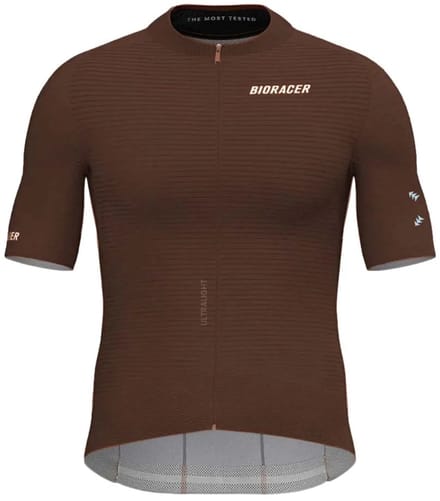 Bioracer Epic Ultralight Elevate Korte Mouw Wielertrui Bruin XL Man