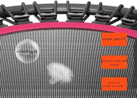 Indoor Fitness Trampoline - Springkussen - Lichaamsvorming - Stil Ontwerp - 32 inch - Rood