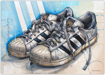 Sneaker poster Superstar 70x50 cm