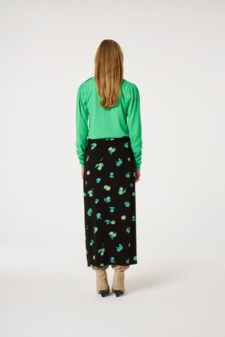 Fabienne Chapot Molly Scrunch Pullover Green Apple Maat: S | Sweaters Outlet | Dames | Groen
