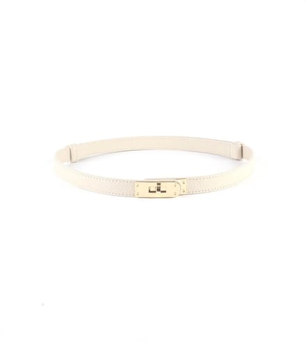 Giuliano Lederen riem - Made in Italy - 105 CM - Beige