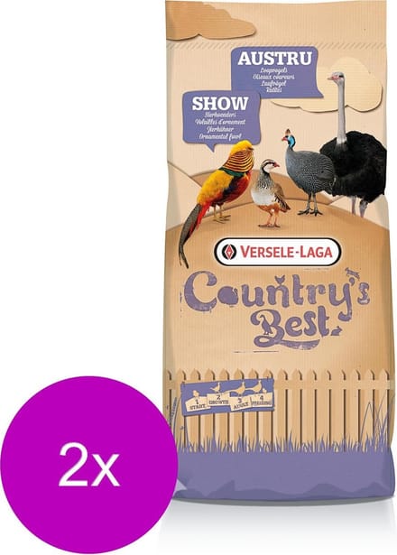 Versele-Laga Country`s Best Austru 4 Pellet - Pluimveevoer - 2 x 20 kg