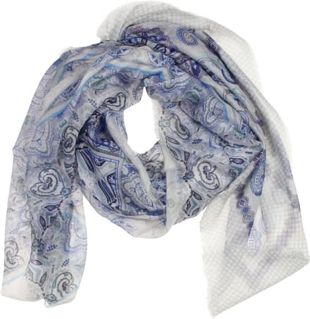 P-Modekontor Vrouwen Sjaals -  1548430 - Blauw - Maat STK