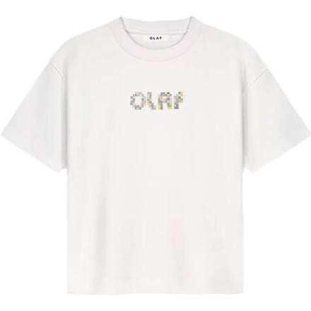 Dames T-shirt met stippen Olaf Hussein Rétro Logo
