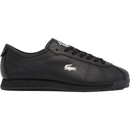 Lacoste Lage leren sneakers voor heren (Zwart)