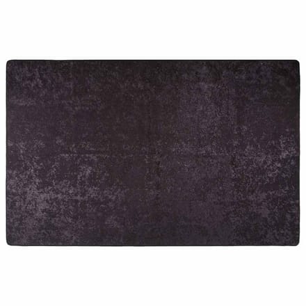 vidaXL - Vloerkleed - wasbaar - 80x150 - cm - antracietkleurig