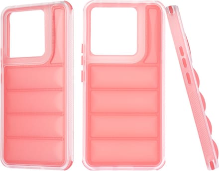 Hoesje geschikt voor Xiaomi Redmi Note 13 Pro 5G / Xiaomi Poco X6 - Techsuit Wave Shield Shockproof Hard Case Back Cover - Rood