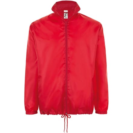 SOLS Unisex Shift Showerproof Windbreaker Jasje (Rood)
